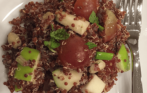 Recipes for Brain Health: Crunchy Quinoa and Apple Salad
